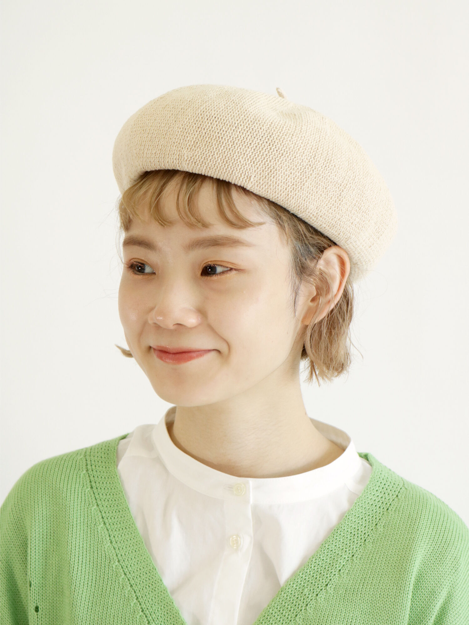 コットンベレー帽 オフホワイト ブラック オレンジ アクセサリー ハット 帽子 Ehka Sopo エヘカソポ 公式通販