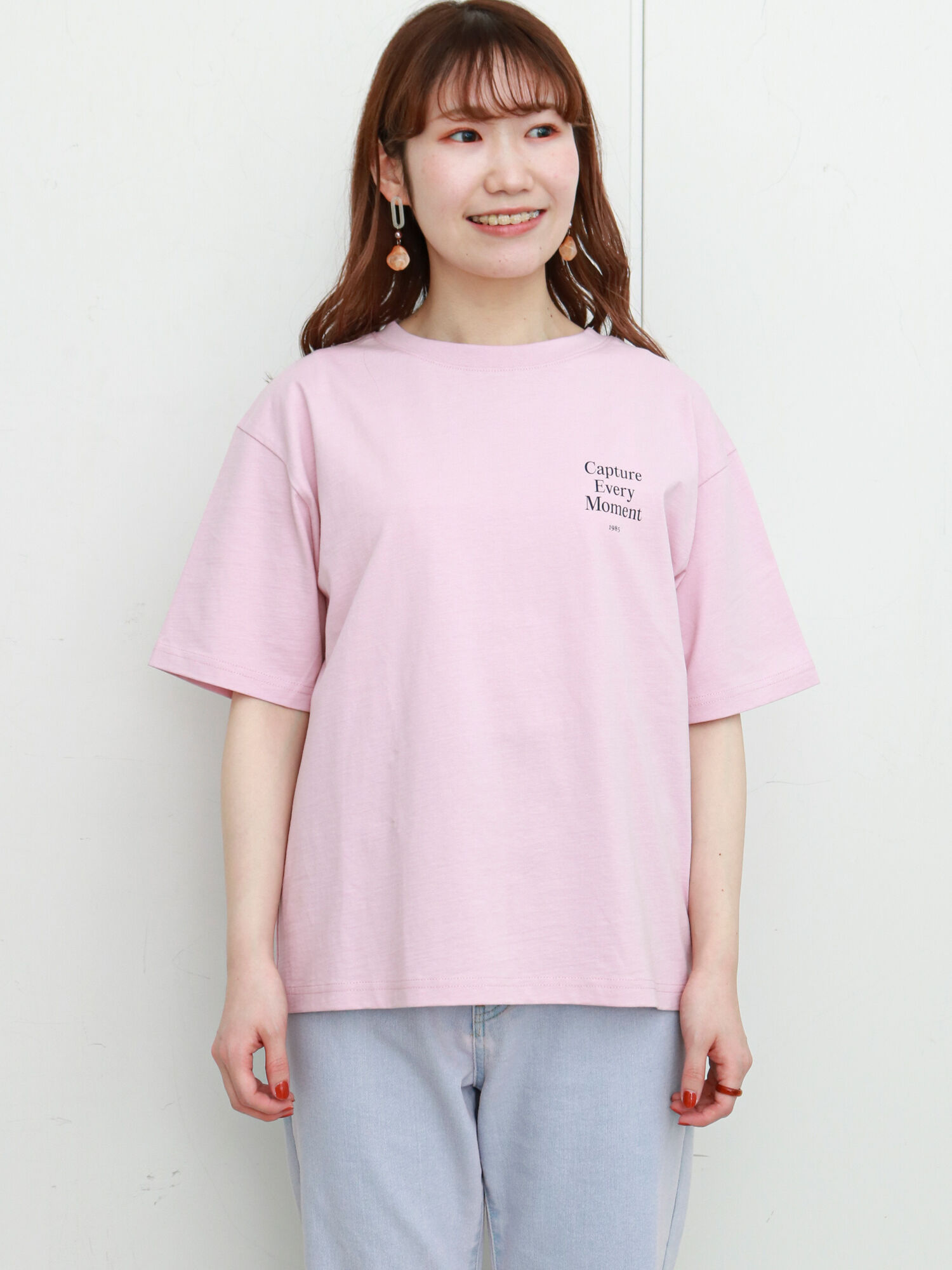 セール 左胸ロゴプリントtシャツ オフホワイト ピンク グリーン トップス Tシャツ Ehka Sopo エヘカソポ 公式通販 セール 左胸ロゴプリントtシャツ オフホワイト ピンク グリーン トップス Tシャツ Ehka Sopo エヘカソポ 公式通販