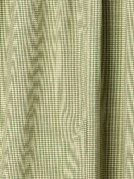 チェックタックギャザースカート（ブラック/ブラウン/グリーン）｜ehka sopo（エヘカソポ）通販