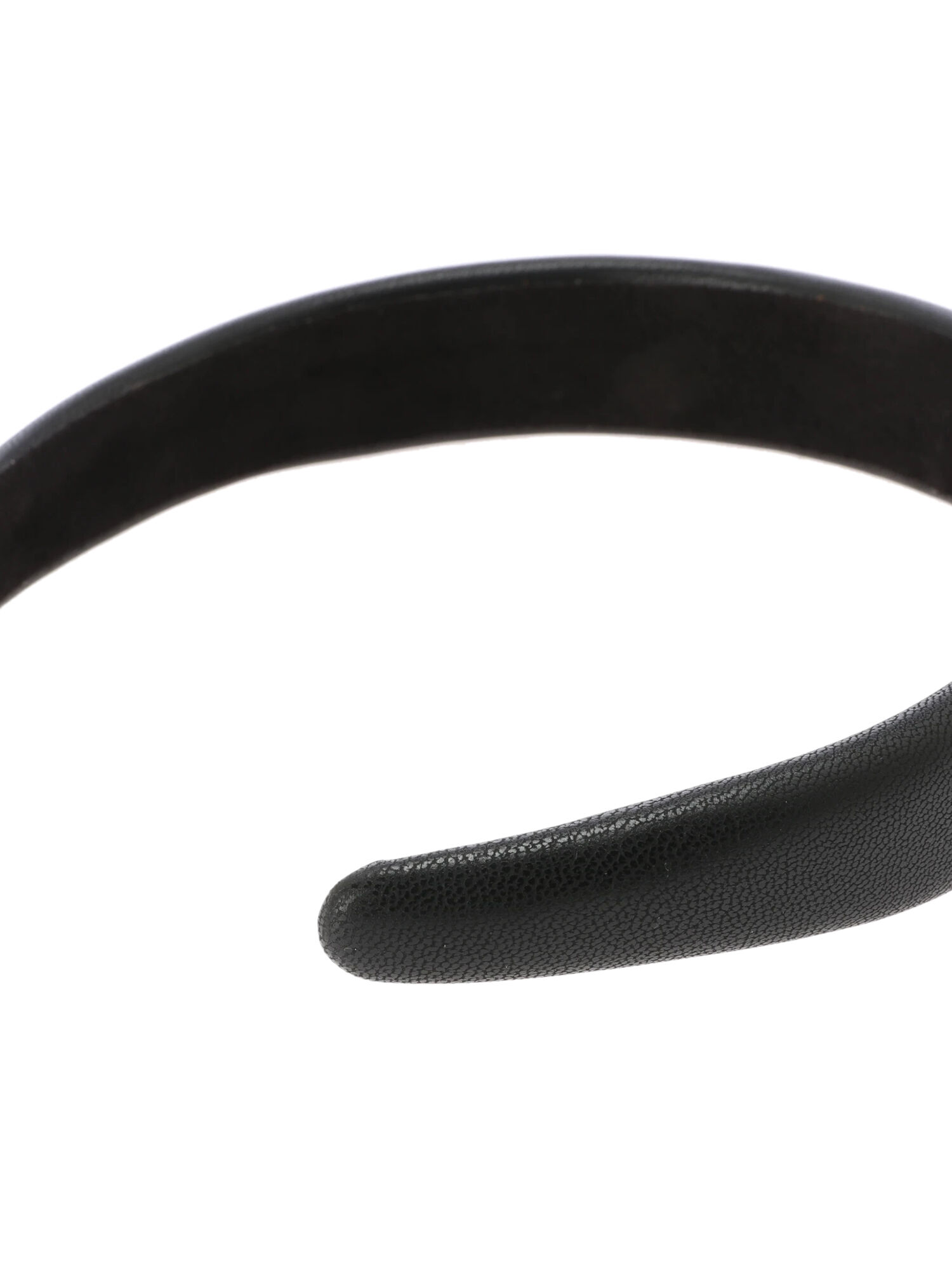 フェイクレザーカチューシャ オフホワイト ブラック キャメル アクセサリー ヘアアクセ Ehka Sopo エヘカソポ 公式通販