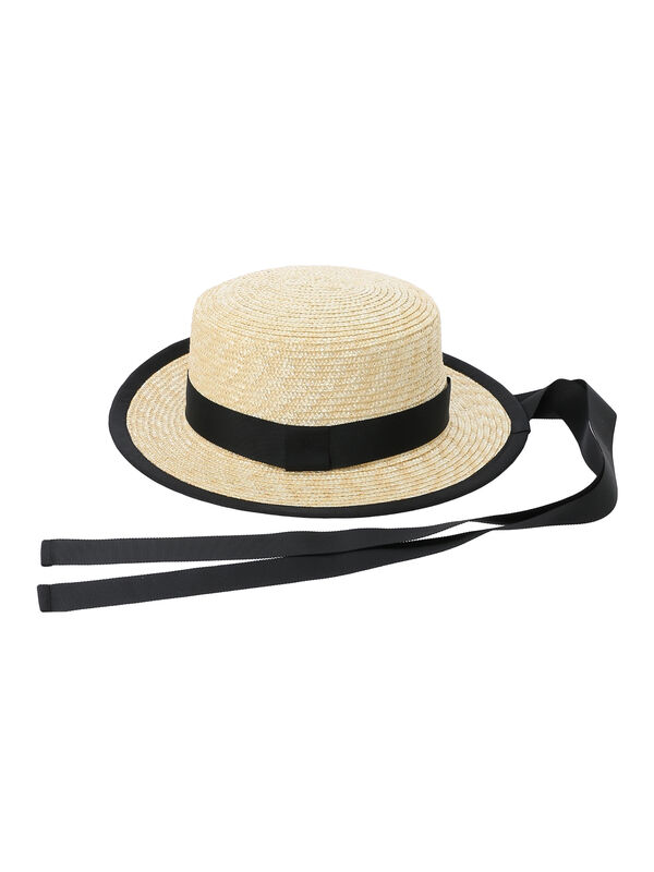 最大44%OFFクーポン サマンサモスモス リボンテープ付カンカン帽 ストローハット 麦わら帽子