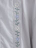タック刺繍ブラウス（オフホワイト/グレー/キナリ）｜ehka sopo（エヘカソポ）通販