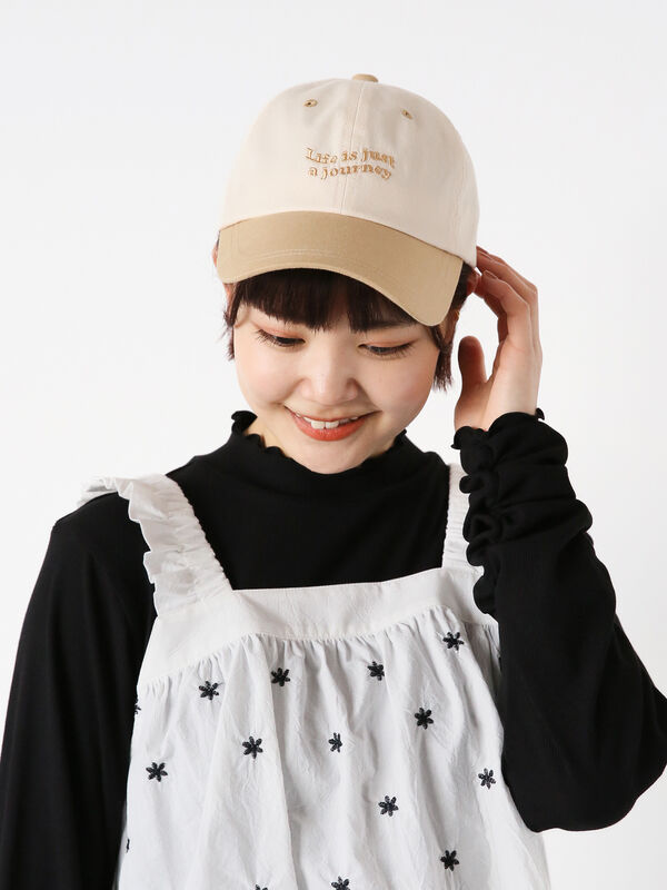 【新品未使用】Poir サテンキャップ 新品未使用】Poir サテンキャップ