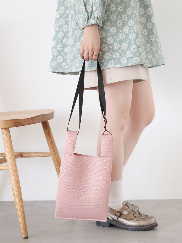 FURLA ピンク レザー ハンドバッグ