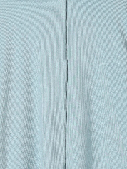袖くしゅくしゅハイネックカットソー（オフホワイト/ブラック/サックスブルー）｜ehka sopo（エヘカソポ）通販