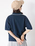 ワンポイント刺繍ポロシャツ（オフホワイト/レッド/グリーン/ネイビー）｜ehka sopo（エヘカソポ）通販