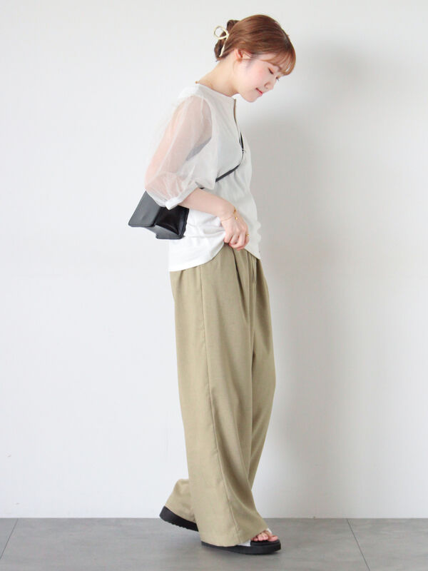 Cygne チノワイドパンツ Eric ベージュ0T