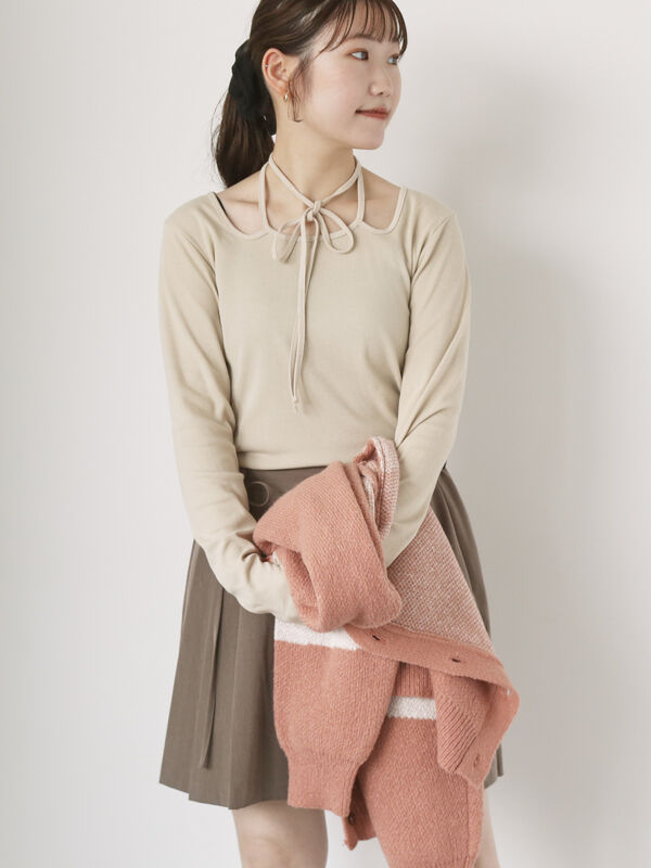 Sold out♡バックリボンカットソー♡