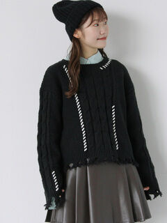 shake hands ヴィンテージ  ケーブルニット shake hands ヴィンテージ ケーブルニット｜Yahoo!フリマ（旧