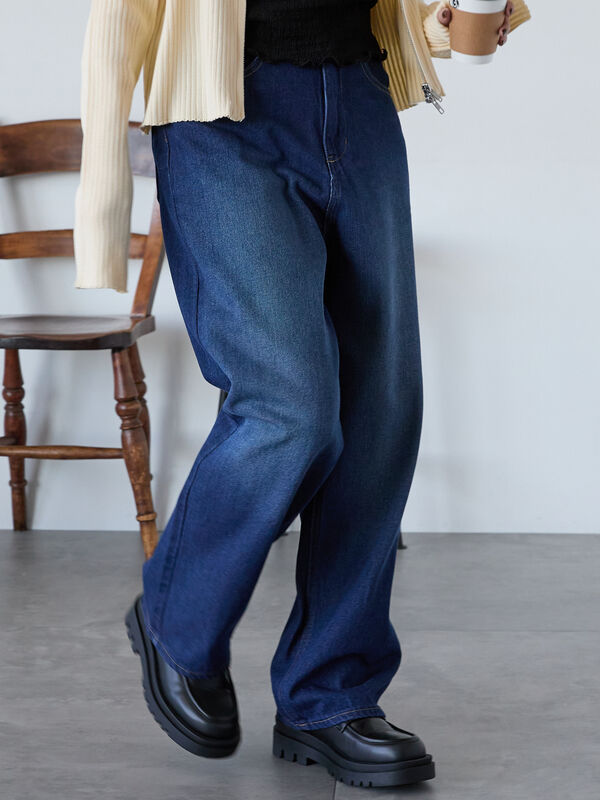 セール】 スタンダードデニムパンツ（サックスブルー/ブルー/ネイビー