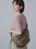シャーリングショルダーバッグ（カーキ）｜ehka sopo（エヘカソポ）通販