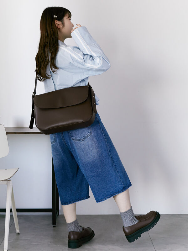 セール】 デニムハーフパンツ(セットアップ可