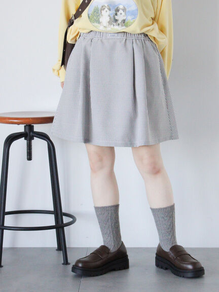 エヘカソポ ehka sopo カットサイドスリットペンシルスカート