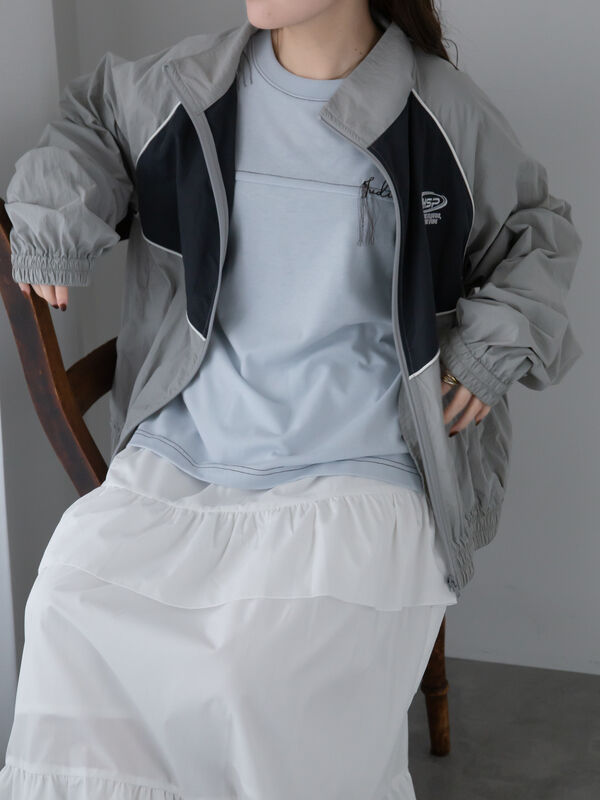 エイプ ナイロンジャケット グレー フード付き セール】 ナイロンジャケット（グレー/ミント/ブルー/アウター