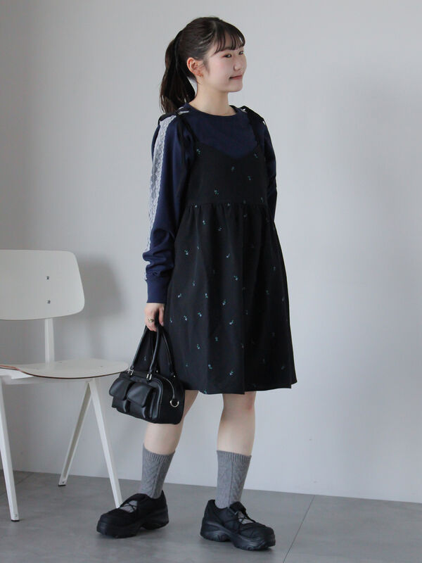 Fubail / 刺繍キャミワンピースセット