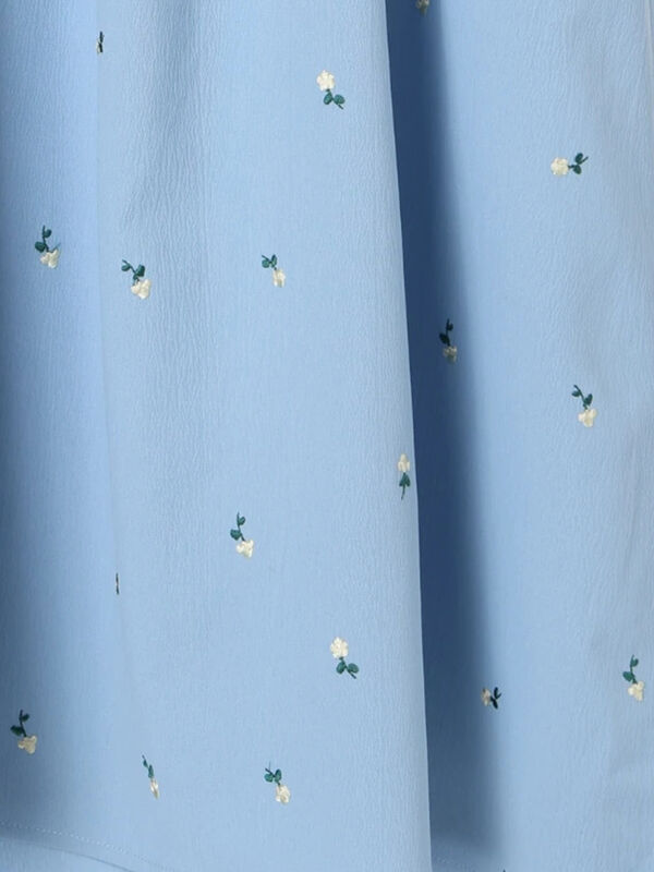 刺繍キャミワンピース セール】限定展開 シアー 小花柄 刺繍 キャミワンピース