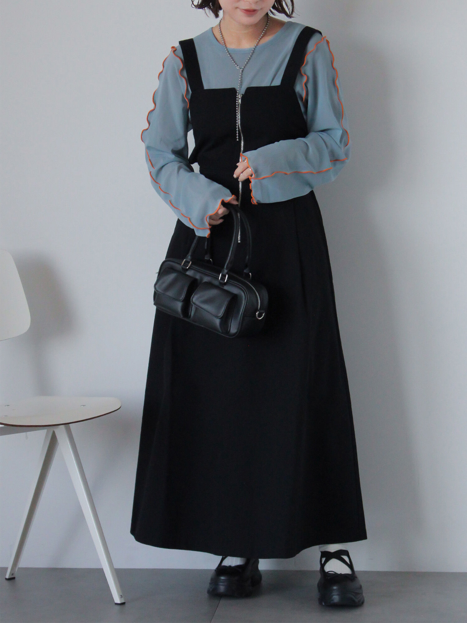 STELLA McCARTNEY ワンピース 黒 2318624N0120 STELLA McCARTNEY（ステラマッカートニー）ワンピース 黒 サイズ