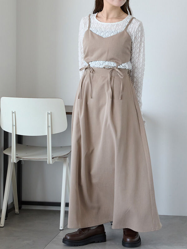 セール】 セパレートキャミワンピース（グレー/ベージュ/モカ