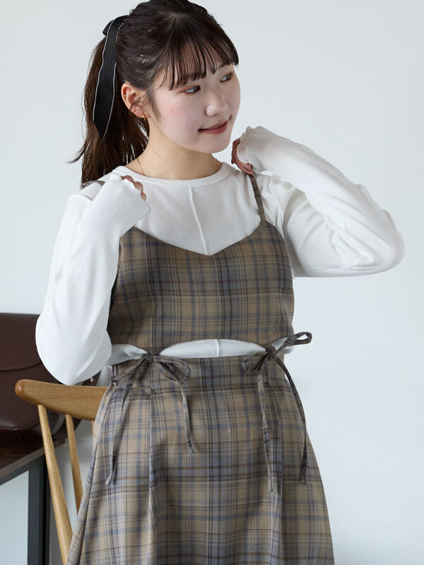 セール】 セパレートキャミワンピース（グレー/ベージュ/モカ