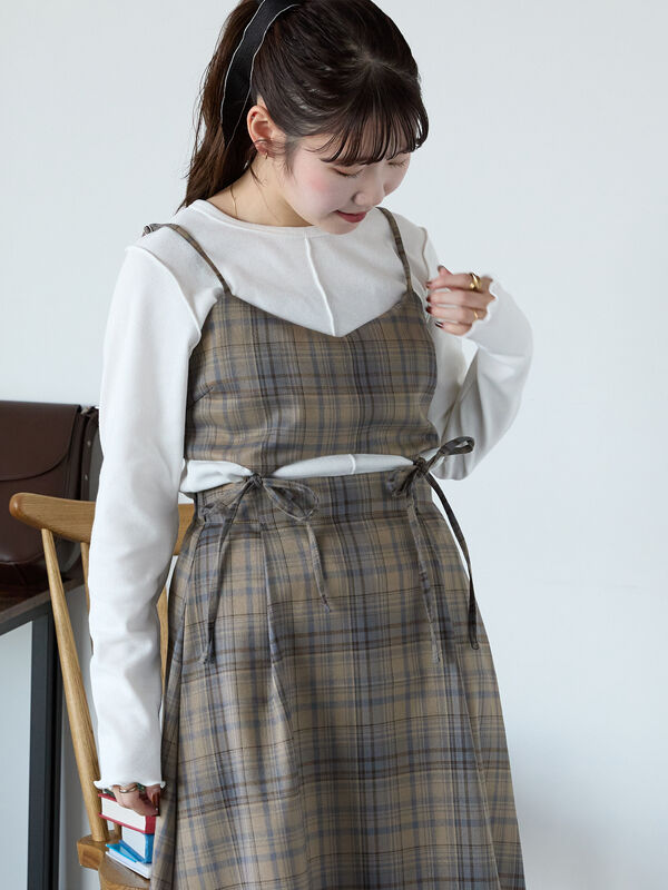 セール】 セパレートキャミワンピース（グレー/ベージュ/モカ