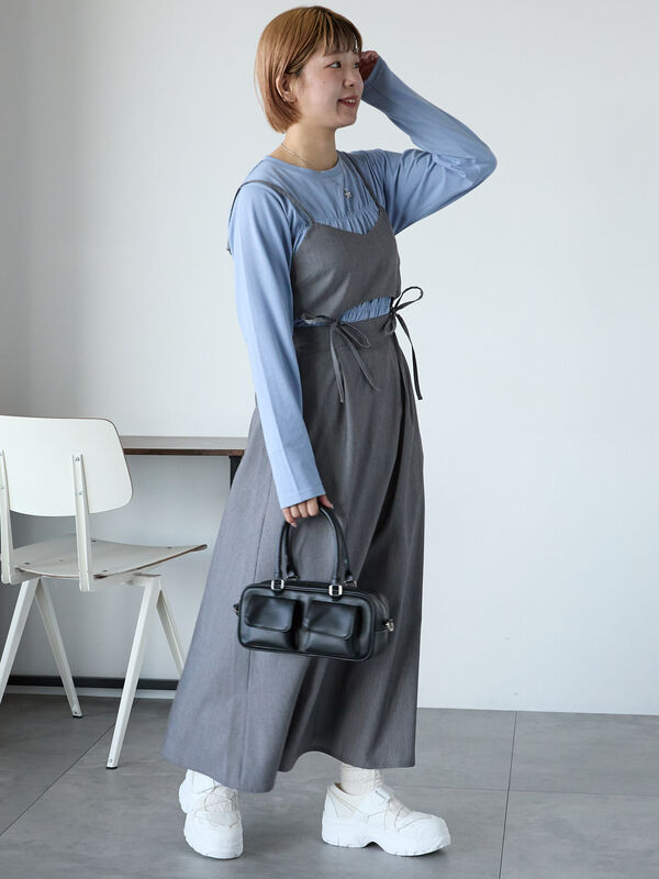 セール】 セパレートキャミワンピース（グレー/ベージュ/モカ