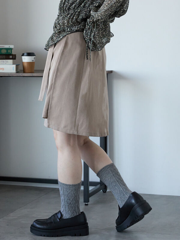 pekopoko チャコールグレーXS ポンポン付ニット（トップス/ニット・セーター）【セール】｜ehka sopo