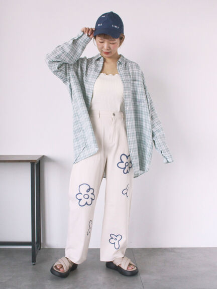 小刺繍キャップ（ブラック/サックスブルー/ネイビー）｜ehka sopo（エヘカソポ）通販