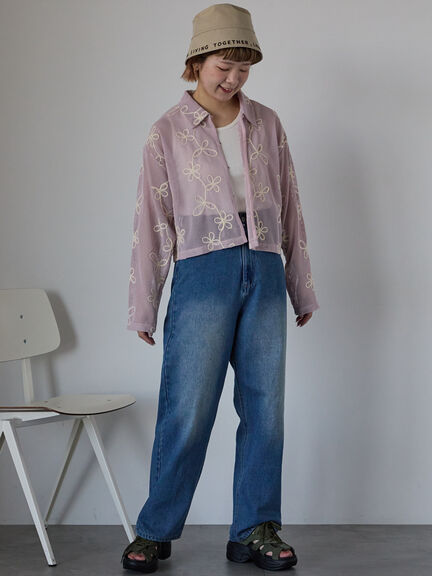 ブリムロゴ刺繍ハット（ベージュ/ネイビー/キナリ）｜ehka sopo（エヘカソポ）通販