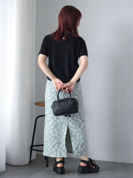 リボン付き2wayショルダーバッグ（シルバー/ブラック/キナリ）｜ehka sopo（エヘカソポ）通販