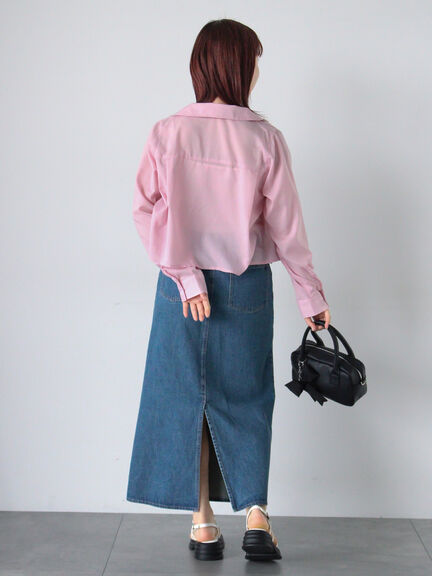 リボン付き2wayショルダーバッグ（シルバー/ブラック/キナリ）｜ehka sopo（エヘカソポ）通販