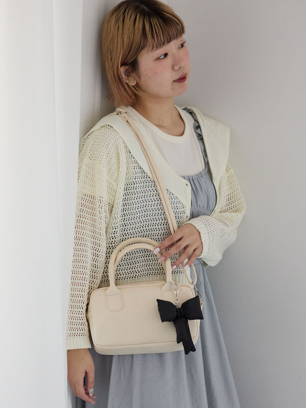 セール】 セーラーカラーメッシュカーディガン（オフホワイト/ブラック