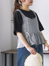 花ロゴ刺繍Tシャツ（オフホワイト/ブラック/グリーン）｜ehka sopo（エヘカソポ）通販