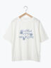 花ロゴ刺繍Tシャツ（オフホワイト/ブラック/グリーン）｜ehka sopo（エヘカソポ）通販