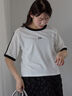 パイルリンガーTシャツ（オフホワイト/イエロー/ネイビー）｜ehka sopo（エヘカソポ）通販