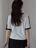 パイルリンガーTシャツ（オフホワイト/イエロー/ネイビー）｜ehka sopo（エヘカソポ）通販