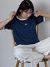 パイルリンガーTシャツ（オフホワイト/イエロー/ネイビー）｜ehka sopo（エヘカソポ）通販