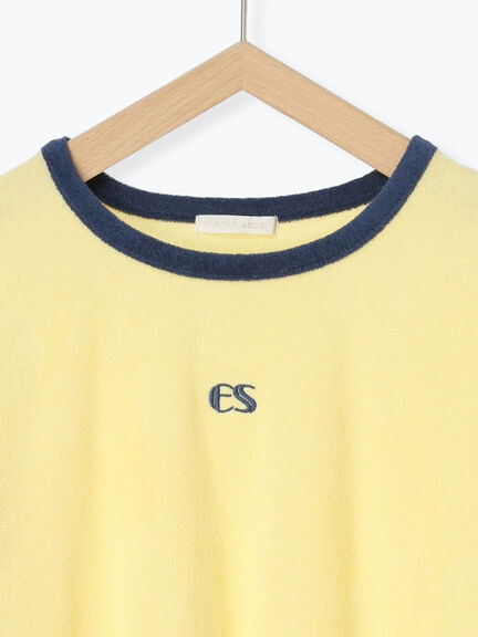 パイルリンガーTシャツ（オフホワイト/イエロー/ネイビー）｜ehka sopo（エヘカソポ）通販