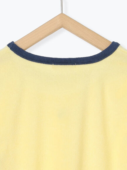 パイルリンガーTシャツ（オフホワイト/イエロー/ネイビー）｜ehka sopo（エヘカソポ）通販