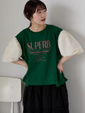 リメイク風Tシャツ（グリーン）｜ehka sopo（エヘカソポ）通販