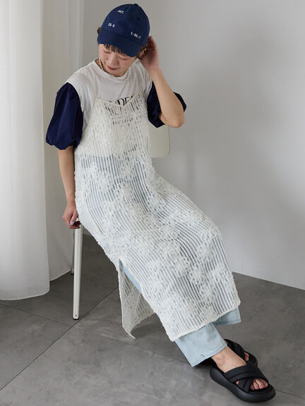 リメイク風Tシャツ（オフホワイト/ブラック/グリーン）｜ehka sopo（エヘカソポ）通販