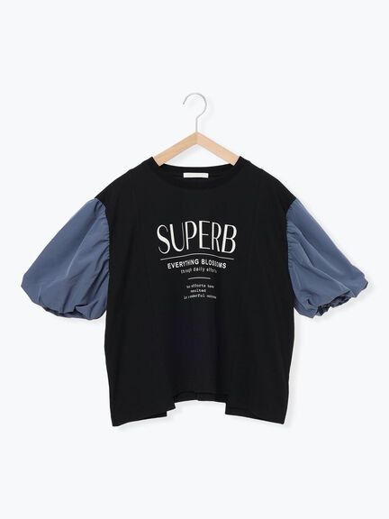 リメイク風Tシャツ（オフホワイト/ブラック/グリーン）｜ehka sopo（エヘカソポ）通販