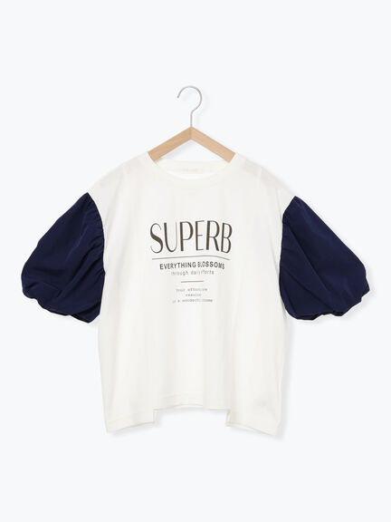 リメイク風Tシャツ（オフホワイト/ブラック/グリーン）｜ehka sopo（エヘカソポ）通販