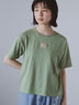 わんこ刺繍Tシャツ（グリーン）｜ehka sopo（エヘカソポ）通販