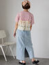 わんこ刺繍Tシャツ（オフホワイト/ピンク/グリーン）｜ehka sopo（エヘカソポ）通販