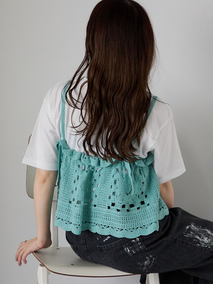 わんこ刺繍Tシャツ（オフホワイト/ピンク/グリーン）｜ehka sopo（エヘカソポ）通販