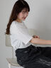 わんこ刺繍Tシャツ（オフホワイト/ピンク/グリーン）｜ehka sopo（エヘカソポ）通販