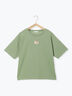 わんこ刺繍Tシャツ（オフホワイト/ピンク/グリーン）｜ehka sopo（エヘカソポ）通販