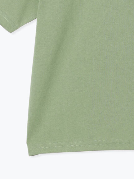 わんこ刺繍Tシャツ（オフホワイト/ピンク/グリーン）｜ehka sopo（エヘカソポ）通販