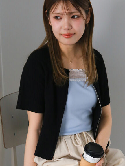 ルグランブルー、刺繍タンクトップ ルグランブルー、刺繍タンクトップ LGB（タンクトップ）のフリマ