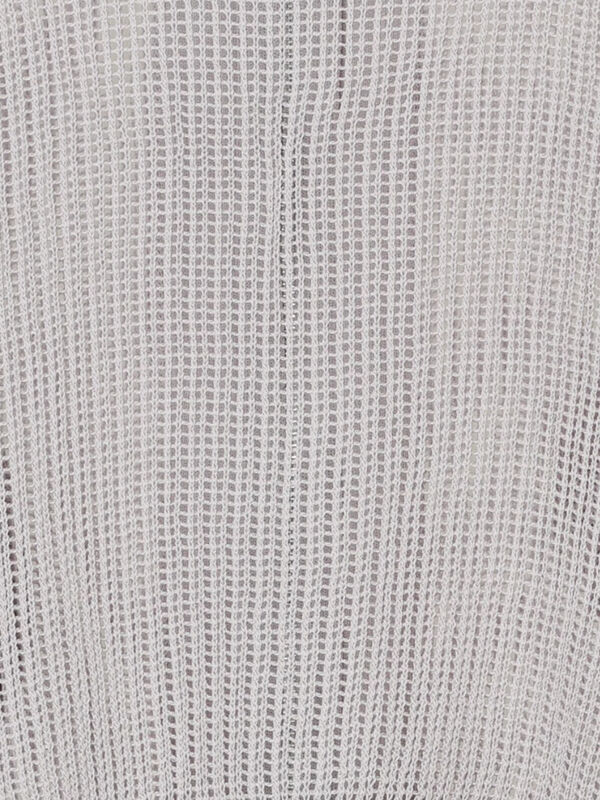 セール】 メッシュジップカーディガン（オフホワイト/グレー/イエロー